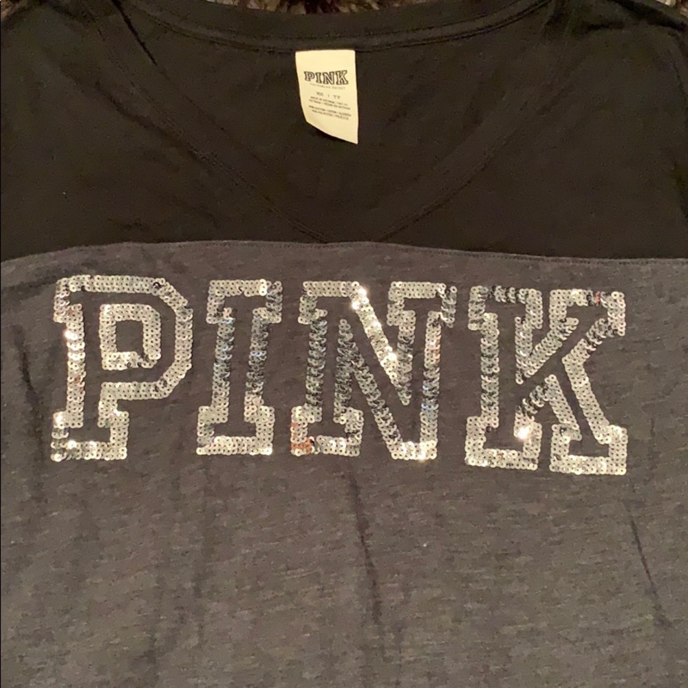 Pink long sleeve tee